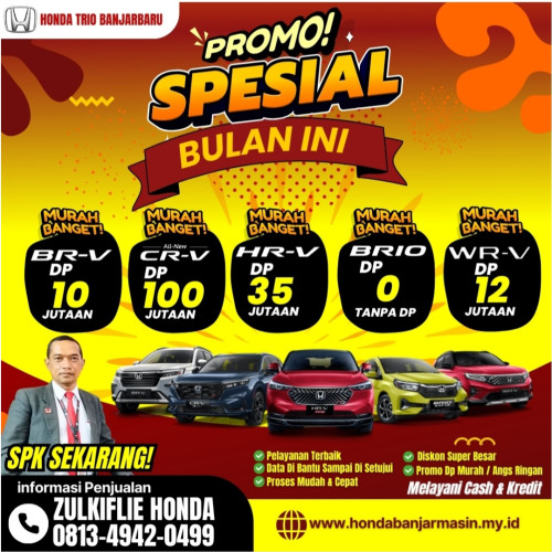 Promo Special Honda Banjarbaru Bulan Ini